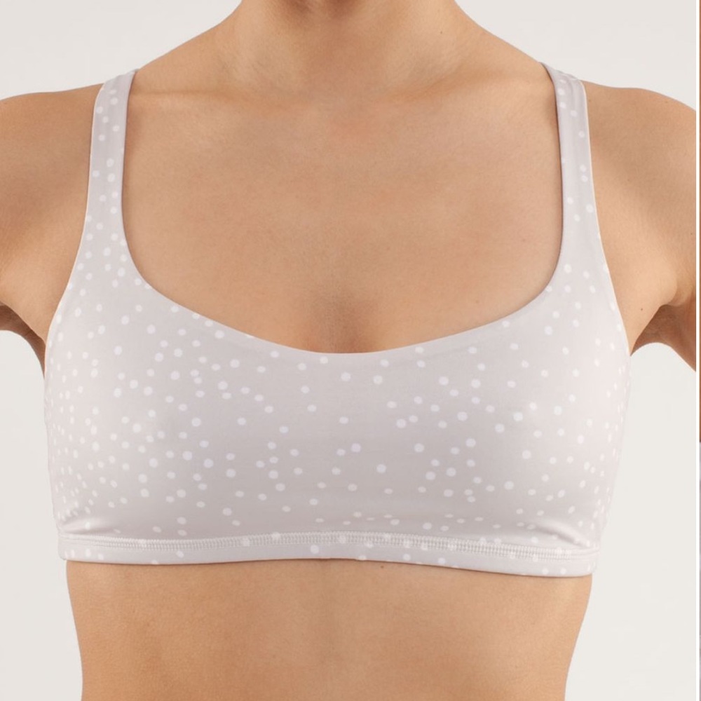Lululemon Free To Be Sports Bra - Size 6 - Petit Dot Dune